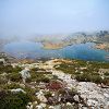 Lac Blanc au dessus dets Coubous