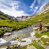 Nous remontons le cours d'eau jusqu'au cirque