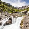 Cascade dans le cirque d'Estaubé