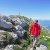 Chamechaude et sa croix, au sommet