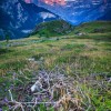 Dernires lumires sur le cirque de Gavarnie