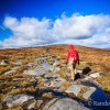 Randonne dans les montagnes d'Irlande