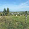 Vue sur le village depuis le haut du plateau
