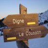cousson par digne en hiver
