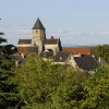Le village de St Robert et ses toitures d'ardoise