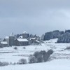 La Dmerie et le village enneigs
