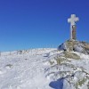 Croix en face du lac des Moines