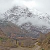 Route qui mne  Imlil et au Toubkal