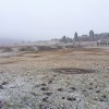 Hier : village d'Aubrac sous quelques flocons 