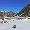 Le lac de Gaube dbut janvier