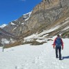 Dans la valle, il y a encore de la neige