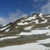 Vue sur le Pic de Tentes durant la randonne