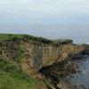 Les falaises sont impressionnantes 