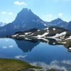 Le lac Gentau depuis le refuge