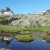 Reflet dans le lac du Miey