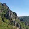 Dans les gorges en Auvergne