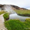 Source d'eau chaude dans le Landmannalaugar