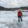 Photo : Sac Osprey Atmos 50 AG sur un glacier d'Islande