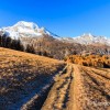 Superbe panorama sur les sommets enneigs de Vanoise
