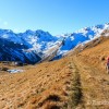 Sentier facile sur le dbut de la rando