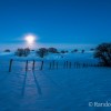 Lever de lune sur Aubrac