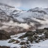 Les nuages progressent dans la valle