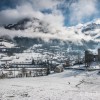 Chteau de Luz sous la neige