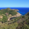 La plage de Pompierre vue d'en haut