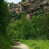 Le chemin que l'on peut suivre  pied ou en VTT