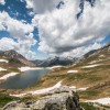 Au dessus du lac de Lapazosa en Espagne