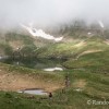 Nous arrivons en vue du lac des Espcires