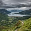 Beau point de vue sur le fjord