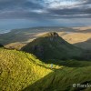 Randonne sur l'le de Skye au soleil couchant