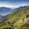 Valle de Luz-Saint-Sauveur depuis le sentier des crtes du Viscos