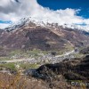 Luz-Saint-Sauveur depuis le sentier d'Agnoude