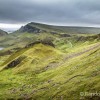 Superbe paysage du Quiraing sur l'le de Skye
