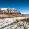 On marche dans la neige