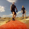Session de surf sur le Mascaret