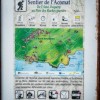 Panneau au dpart du sentier d'Acomat