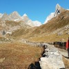 Sur la monte vers le refuge