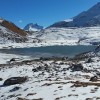Lac non loin du refuge du col