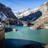 Lac des Gloriettes et cirque d'Estaub en arrire plan
