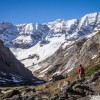 Neige bien prsente sur le haut du cirque