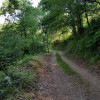 La piste que l'on emprunte au-dessus de la chapelle