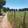 Le chemin que l'on emprunte longe les prs