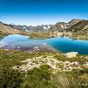 Au dessus du lac Blanc dans le Nouvielle