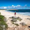 Passage sur la plage et on va commencer  monter
