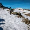 Maintenant on marche dans la neige