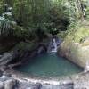 Bassin bleu sur Basse-Terre en Guadeloupe