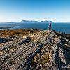 Randonne sur l'le de Senja en Norvge